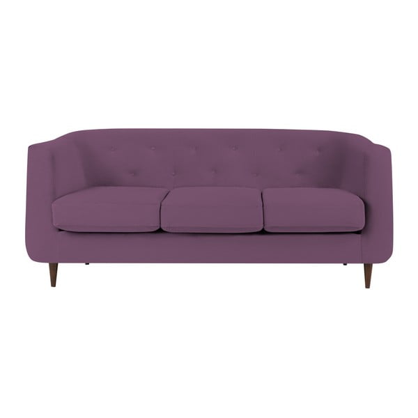 Violetinė sofa "Kooko Home Love", 175 cm