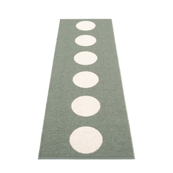 Žalios spalvos lauko kilimas 70x225 cm Vera Army – Pappelina