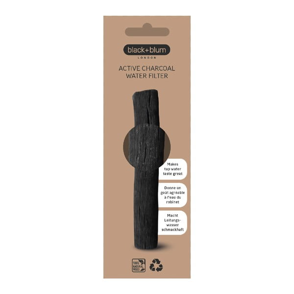 Anglies lazdelė - filtras vandeniui, Binchotan Black + Blum Eau Good, 1 vnt.-image-3