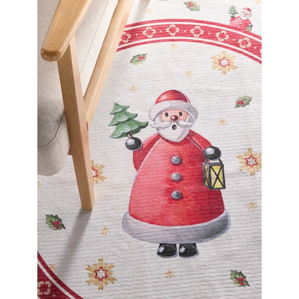 Raudonos spalvos apvalios formos kilimas su Kalėdų motyvu ø 160 cm Toy's Delight Santa Claus – Villeroy&Boch-image-2