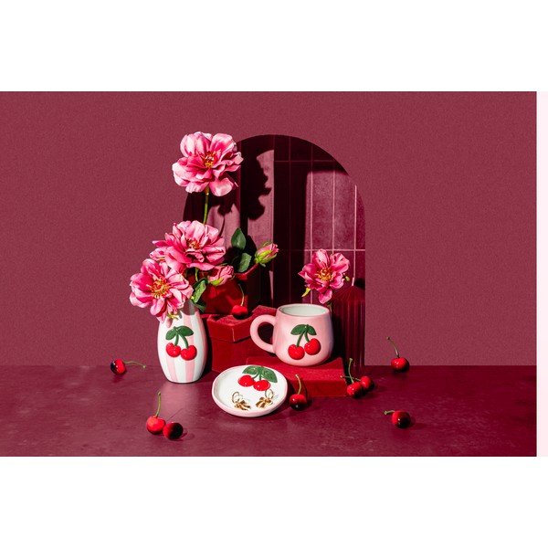 Iš dolomito  dažyta rankomis vaza Cherry – Sass & Belle-image-2