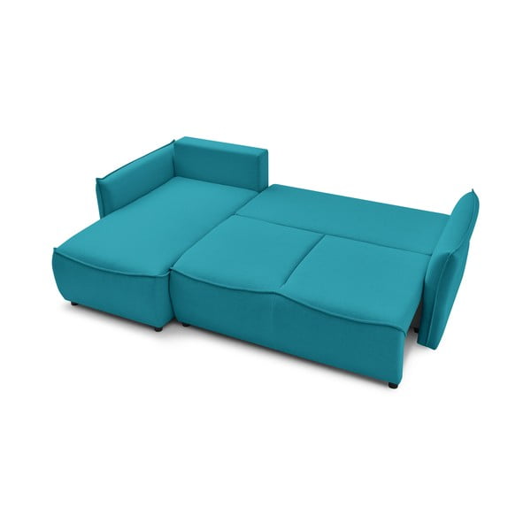 Sulankstoma kampinė sofa turkio spalvos (su kairiuoju kampu) Leon – Bobochic Paris-image-3