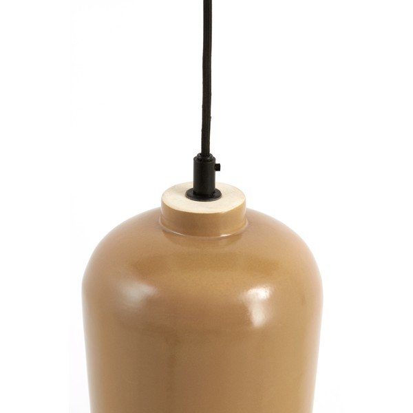 Rudas lubinis šviestuvas su keraminiu gaubtu ø 18 cm Dena - Light & Living-image-2