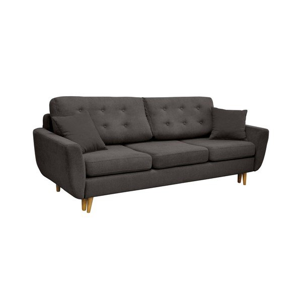 Tamsiai pilka sofa-lova trims asmenims "Cosmopolitan design Barcelona-image-1