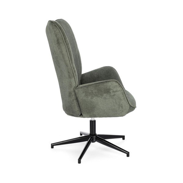 Žalios spalvos pasukamas krėslas Inas – Bizzotto-image-3