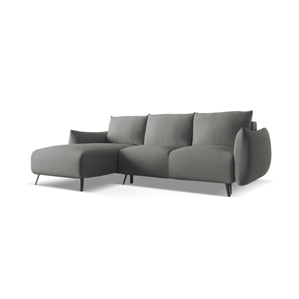 Šviesiai pilkos spalvos kampinė sofa (su kairiuoju kampu) Malie – Makamii-image-2