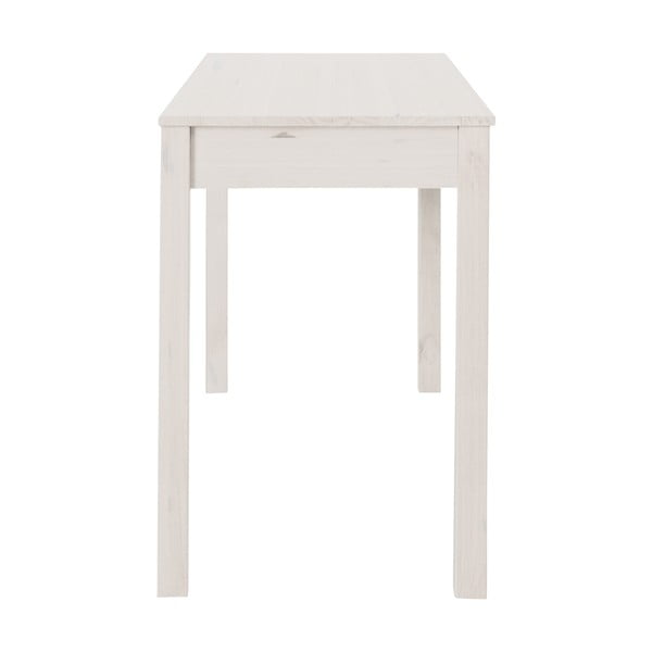 Baltas darbo stalas pagamintas iš pušies medienos Støraa Gava, ilgis 100 cm-image-4