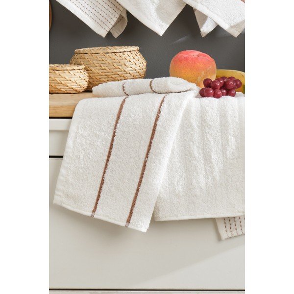 Iš medvilnės virtuvės rankšluosčiai 6 vnt. 30x50 cm Sofya – Foutastic-image-1