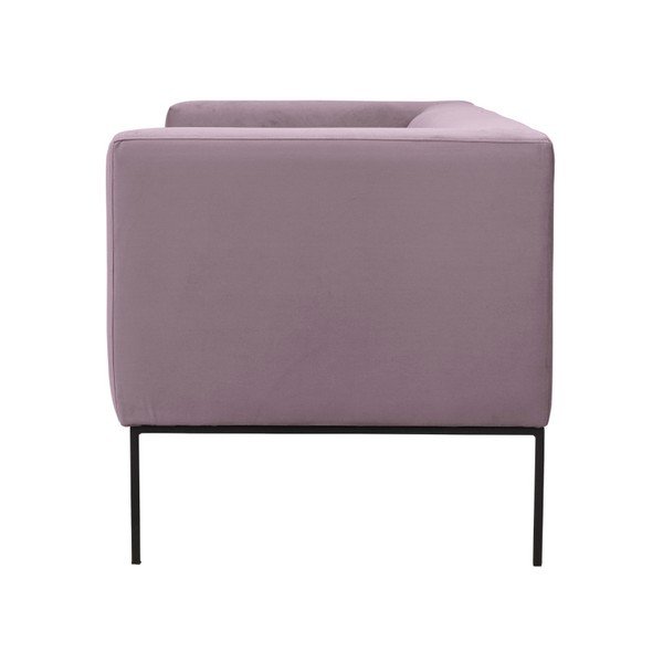 Rausva aksominė sofa Windsor & Co Sofas Neptune, 145 cm-image-3
