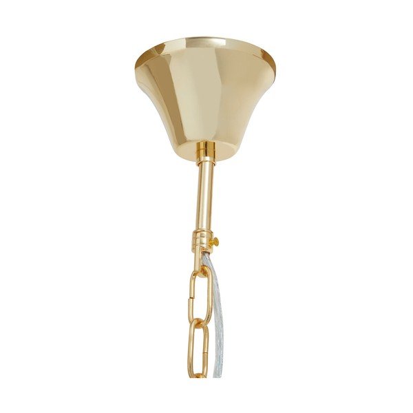 Auksinės spalvos iš metalo kabantis šviestuvas Glamour – Premier Housewares-image-3