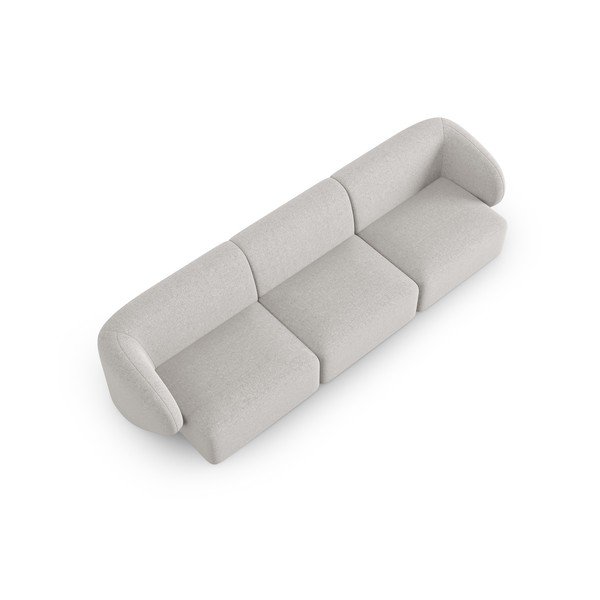 Sofa šviesiai pilkos spalvos 259 cm Shane – Micadoni Home-image-4