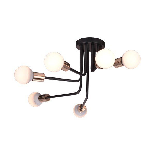 Lubinis šviestuvas juodos spalvos/vario spalvos 27x27 cm Spill – Candellux Lighting