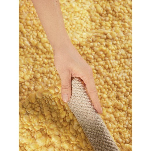 Rankų darbo geltonos spalvos iš boucle kilimas 200x290 cm Notting Hill Portobello – Ted Baker-image-4