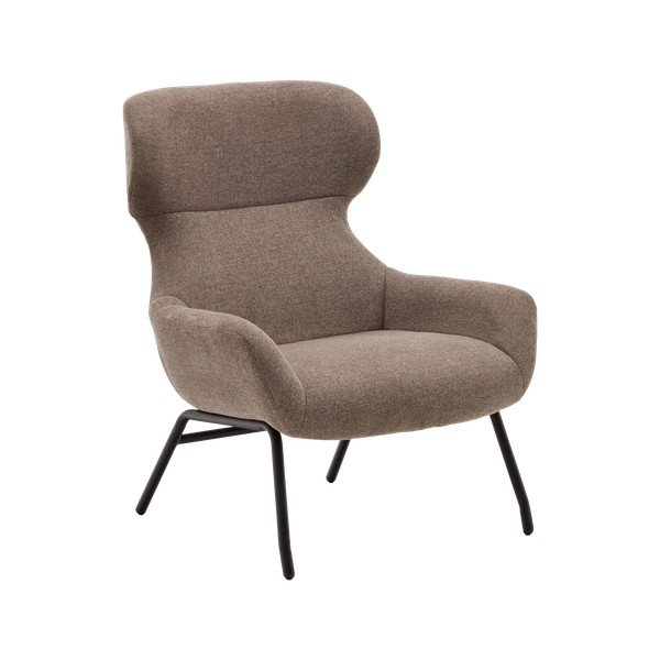 Krėslas rudos spalvos Belina – Kave Home