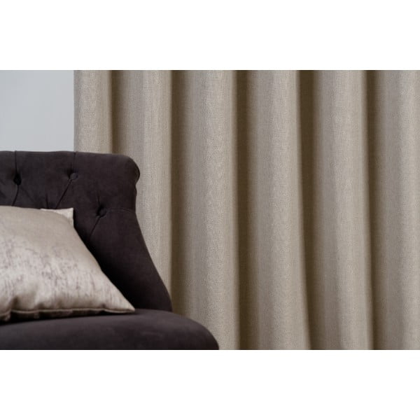 Užuolaida smėlio spalvos 140x260 cm Avalon – Mendola Fabrics-image-3
