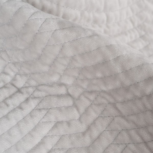 Kreminės spalvos iš velveto dygsniuota lovatiesė 180x260 cm – Ixia-image-2