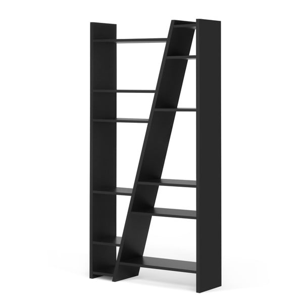 Juodos spalvos knygų lentyna TemaHome Delta-image-2