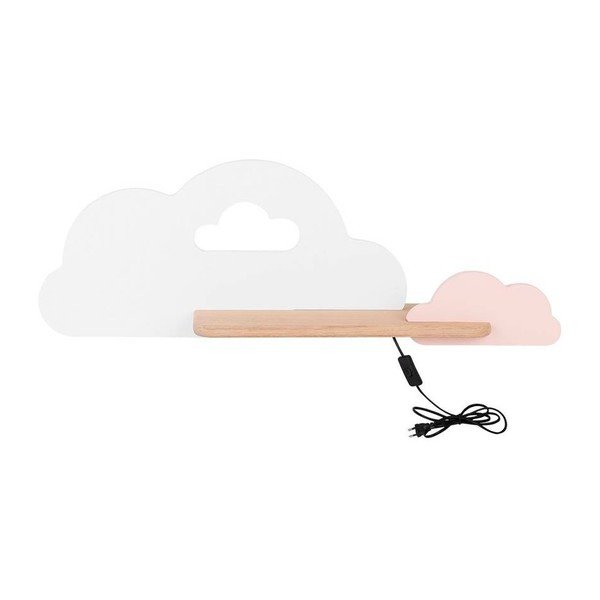 Baltos ir rožinės spalvos vaikiškas šviestuvas Cloud - Candellux Lighting