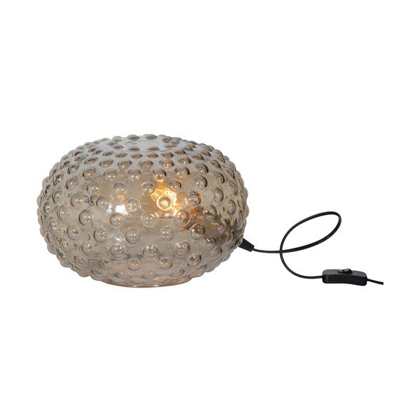 Stalinis šviestuvas smėlio spalvos (aukštis 20 cm) su stiklo gaubtu Soap – BePureHome-image-4