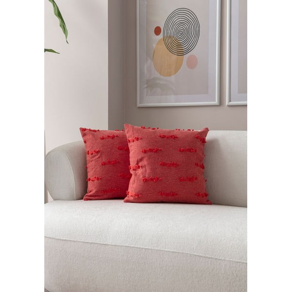 Dekoratyviniai pagalvių užvalkalai 2 vnt. 43x43 cm Tuffet – Mioli Decor-image-1