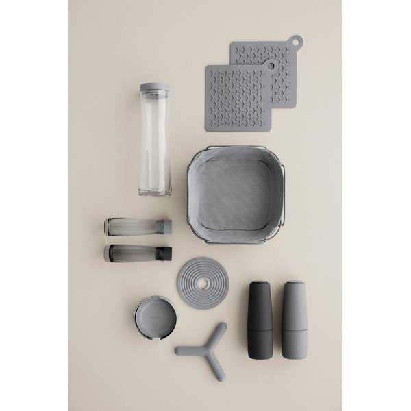 2 pilkų silikoninių silikoninių padėkliukų rinkinys Blomus Nomad-image-1