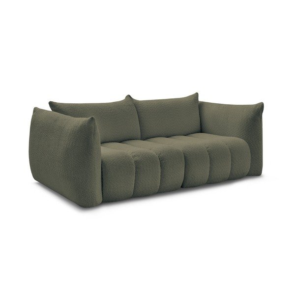 Žalios spalvos sofa iš boucle 234 cm Azra – Bobochic Paris-image-2