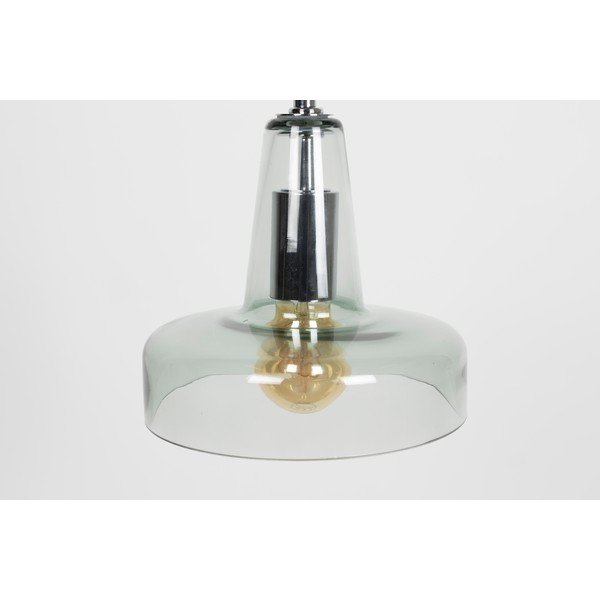 Žalias pakabinamas šviestuvas su stikliniu gaubtu ø 20 cm Anshin - White Label-image-2