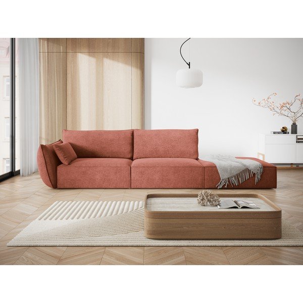Gultas raudonos spalvos (su kairiuoju kampu) Vanda – Mazzini Sofas-image-1