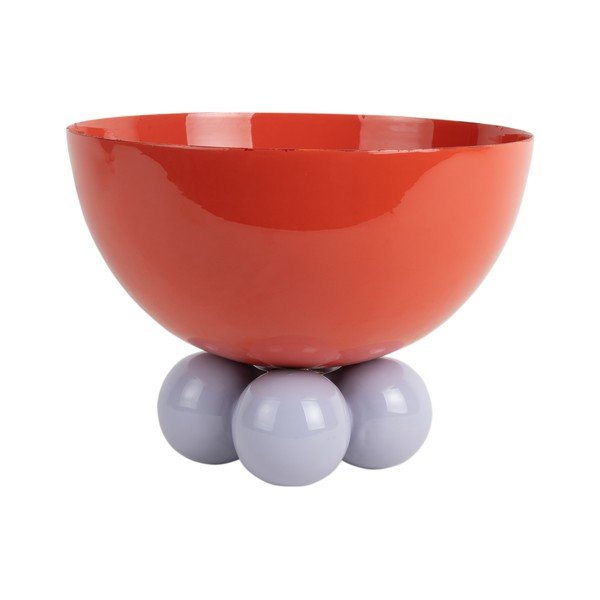 Raudonos spalvos iš geležies dubuo ø 26 cm Double Funky – PT LIVING