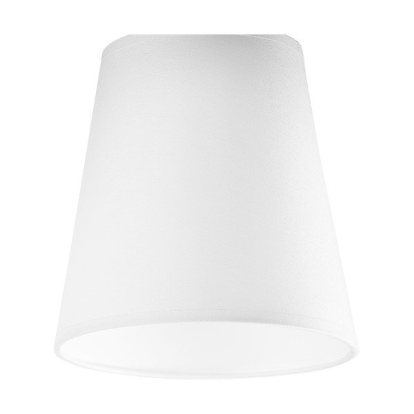 Lubinis šviestuvas baltos spalvos ø 15 cm su tekstiliniu gaubtu Lula – LAMKUR-image-4
