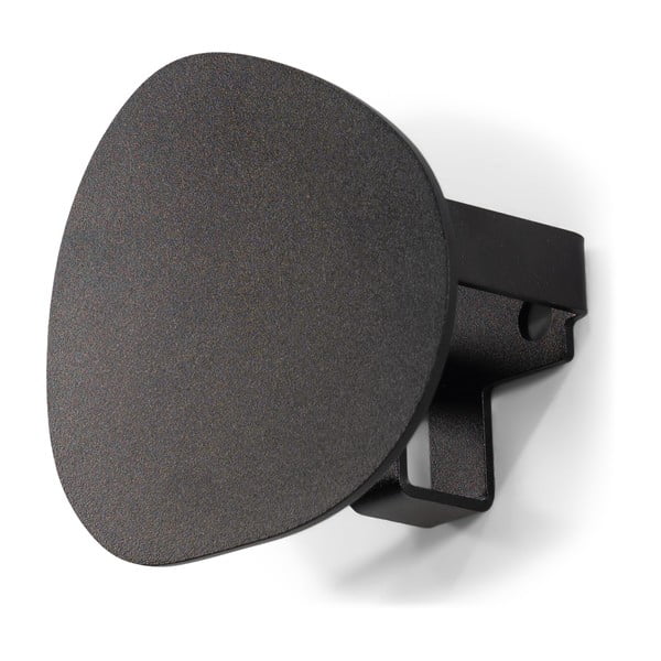 Juodos spalvos iš metalo sieninė lentyna 15 cm Mani – Spinder Design-image-2