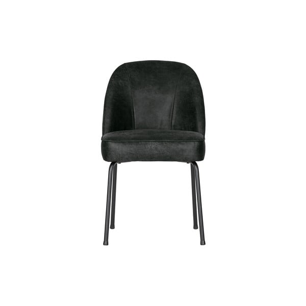 Valgomojo kėdės iš odos juodos spalvos 2 vnt. Vogue – BePureHome