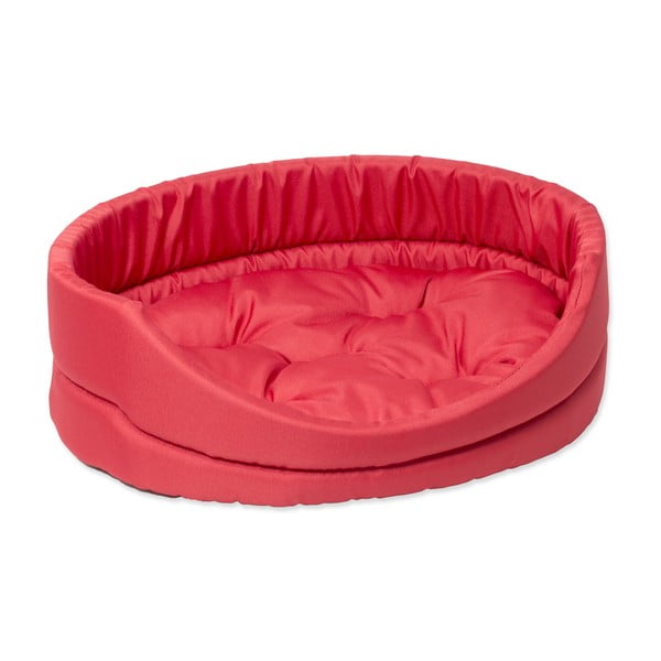 Augintinio guolis raudonos spalvos iš pliušo Šuo 34x42 cm Dog Fantasy DeLuxe – Plaček Pet Products