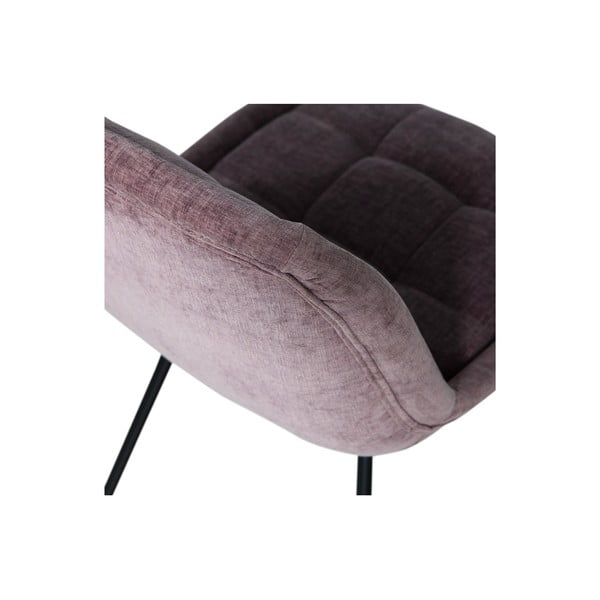 Valgomojo kėdės iš aksomo levandų spalvos 2 vnt. Crate – BePureHome-image-4