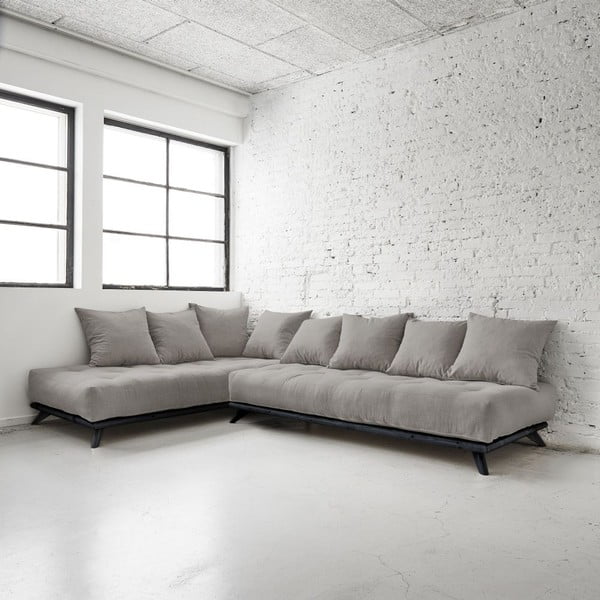 Sofa "Senza" juoda/granito pilka-image-2