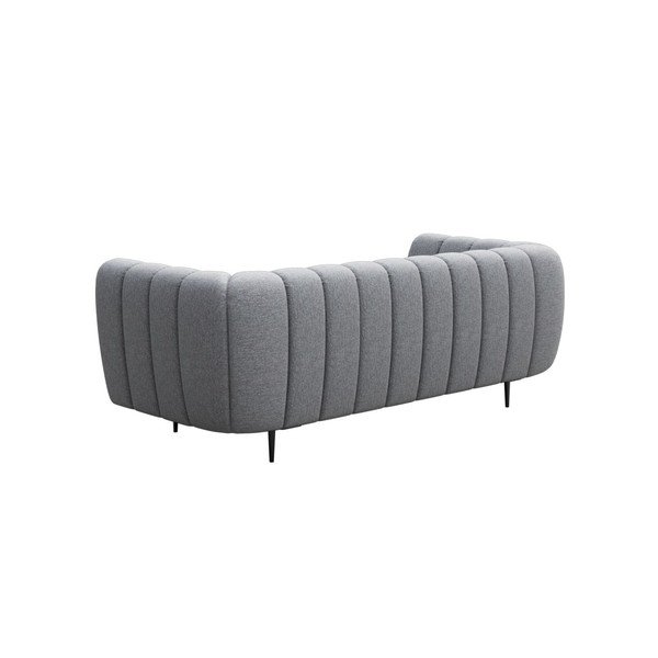 Sofa šviesiai pilkos spalvos 210 cm Shel – Ghado-image-3