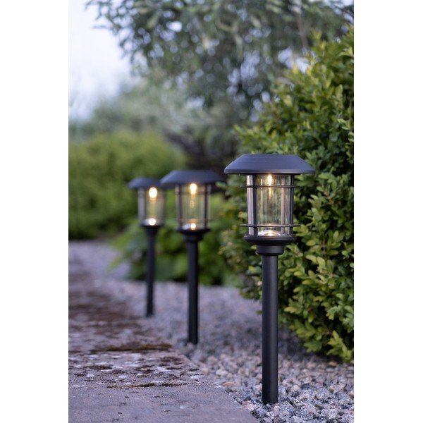 3 sodo saulės energija veikiančių LED lempučių rinkinys Star Trading Fride, aukštis 34 cm-image-1