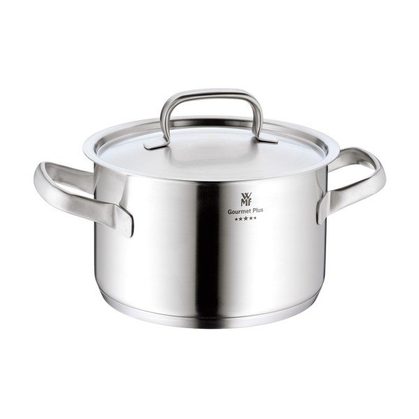 Nerūdijančio plieno puodas su dangčiu WMF Cromargan® Gourmet Plus, ⌀ 20 cm