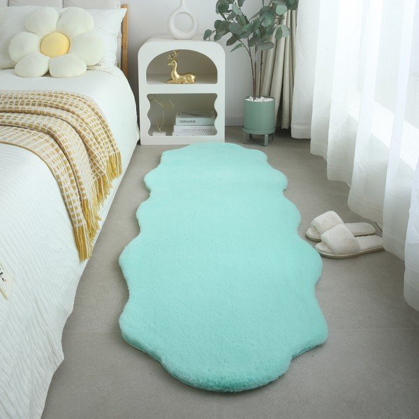 Sintetinė oda ir kailis mėtų spalvos 60x180 cm Caty – Ayyildiz Carpets-image-1