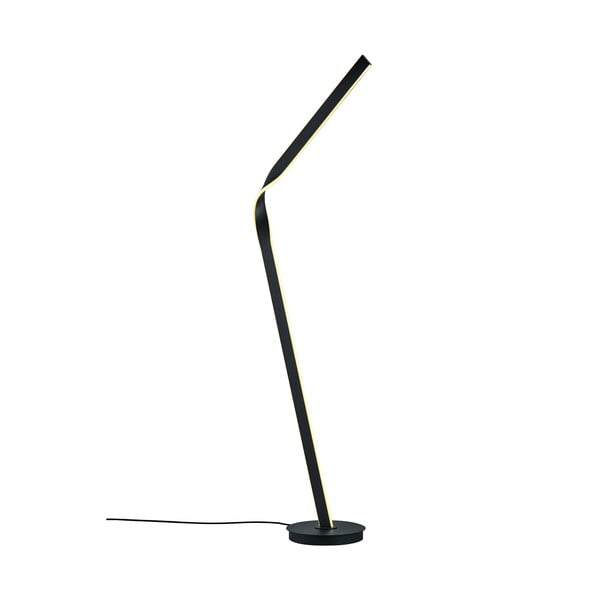 Pastatomas šviestuvas juodos spalvos LED (aukštis 181 cm) su metaliniu gaubtu Cicenza – CINQUE