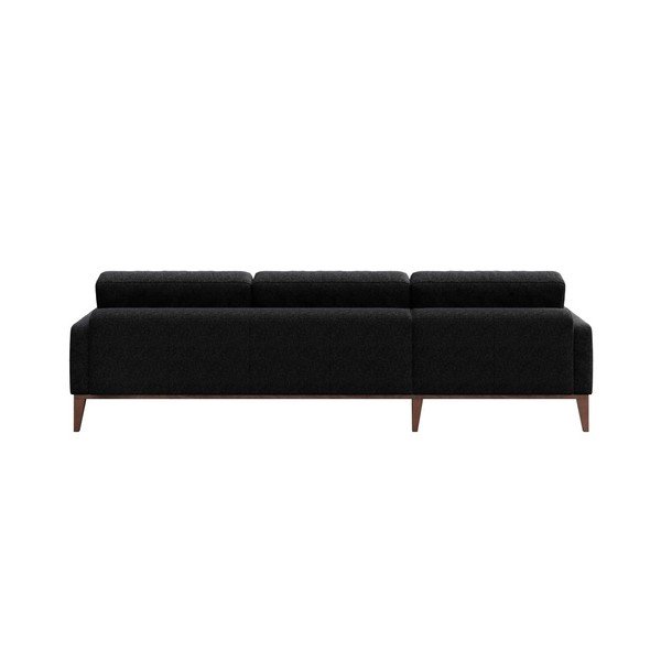 Antracito pilkos spalvos kampinė sofa MESONICA Musso Tufted, dešinysis kampas-image-3