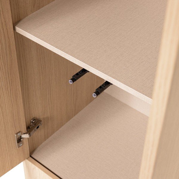 Natūralios spalvos modulinė spinta 54x215 cm Build – WOOOD-image-3