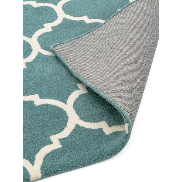 Rankų darbo iš vilnos kilimas mėlynos spalvos 120x170 cm Albany – Asiatic Carpets-image-4