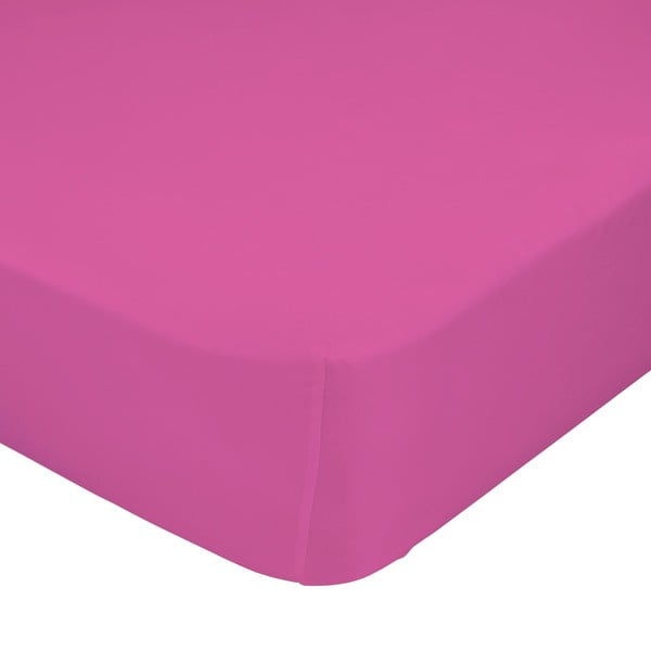 Rožinis "Happynois" elastinis lapas, 70 x 140 cm