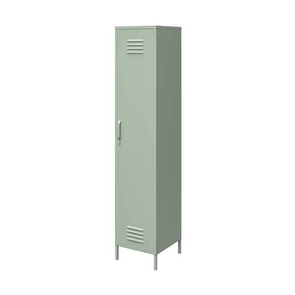 Žalios spalvos iš metalo spintelė 38x185x40 cm Mission District – Støraa-image-3