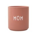 Iš porceliano  puodelis rožinės spalvos/smėlio spalvos 300 ml Mom – Design Letters