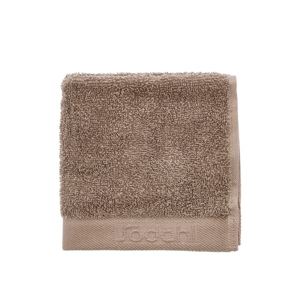 Rudos spalvos iš frote audinio iš medvilnės rankšluostis 30x30 cm Comfort – Södahl