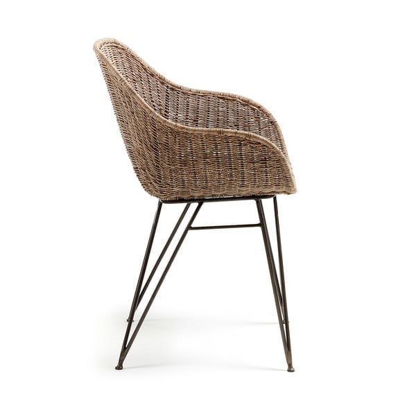 Natūralios spalvos valgomojo kėdė Chart – Kave Home-image-4