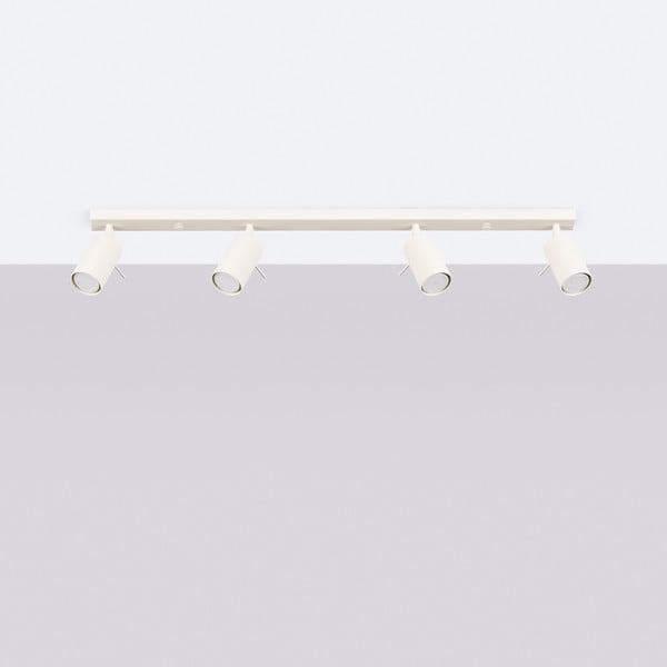 Kreminės spalvos taškinis šviestuvas 6x81 cm Etna – Sollux-image-4