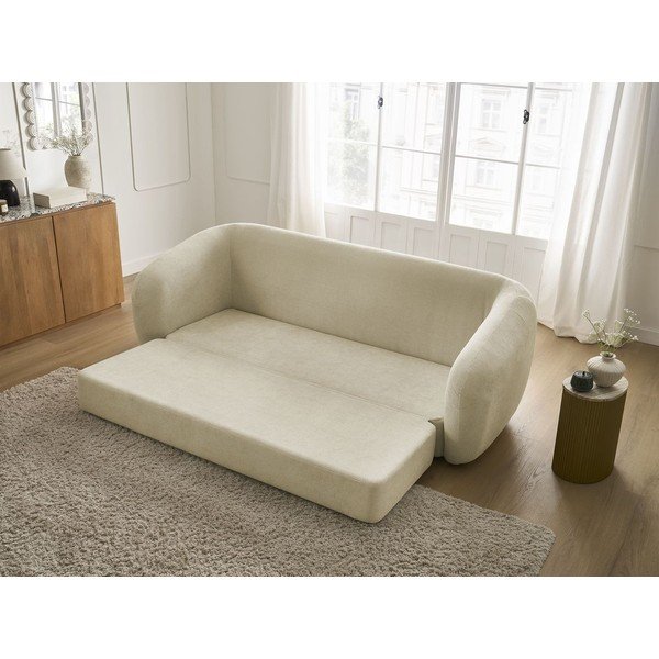 Taupe spalvos sulankstoma sofa iš šenilinio audinio 228 cm Neyo – Bobochic Paris-image-1